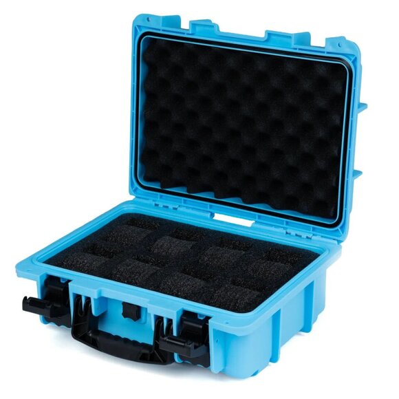 NEW Invicta 8-Slot Dive Impact Light Blue Water Proof Watch Case DC8-LTBLU BOX - Picture 2 of 3